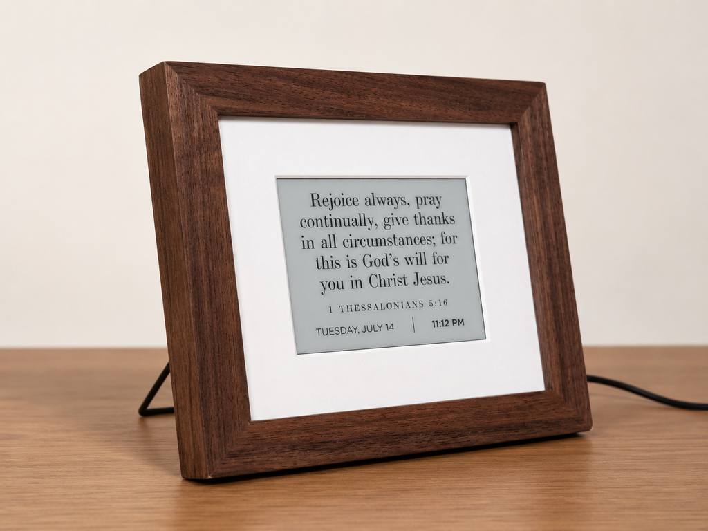 Daily Bible Verse Clock and Calendar