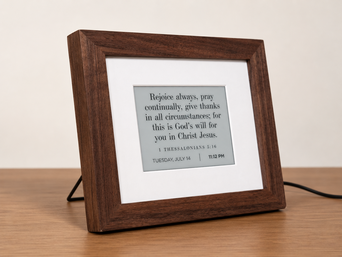 Daily Bible Verse Clock and Calendar