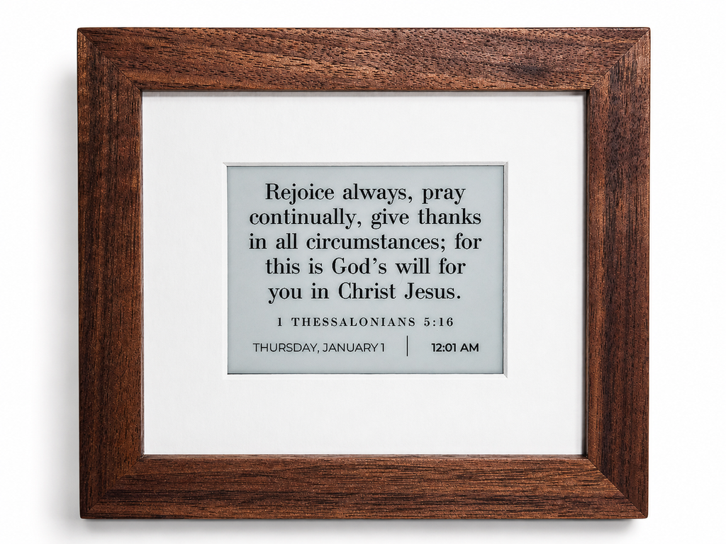 Daily Bible Verse Clock and Calendar