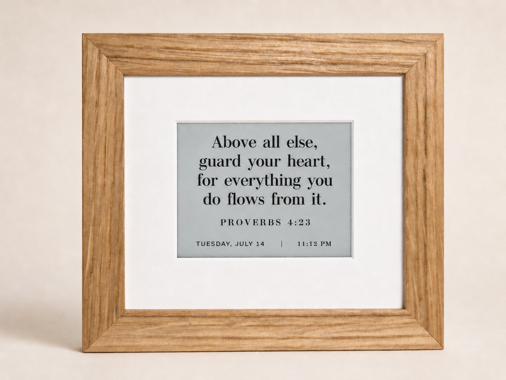 Daily Bible Verse Clock and Calendar