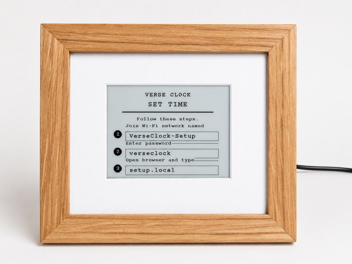 Daily Bible Verse Clock and Calendar