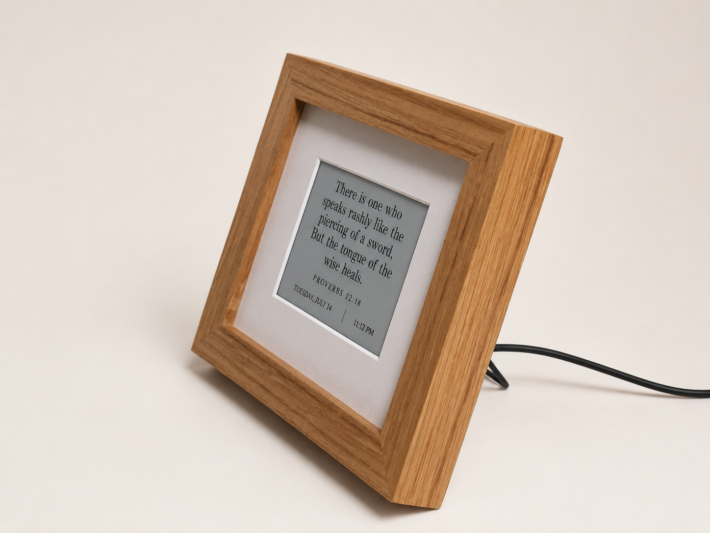 Daily Bible Verse Clock and Calendar